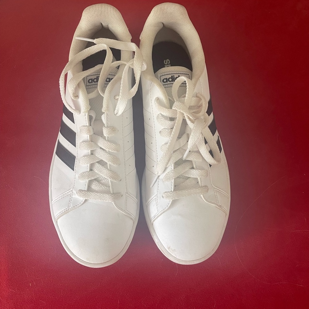 Mens Adidas superstars barley worn